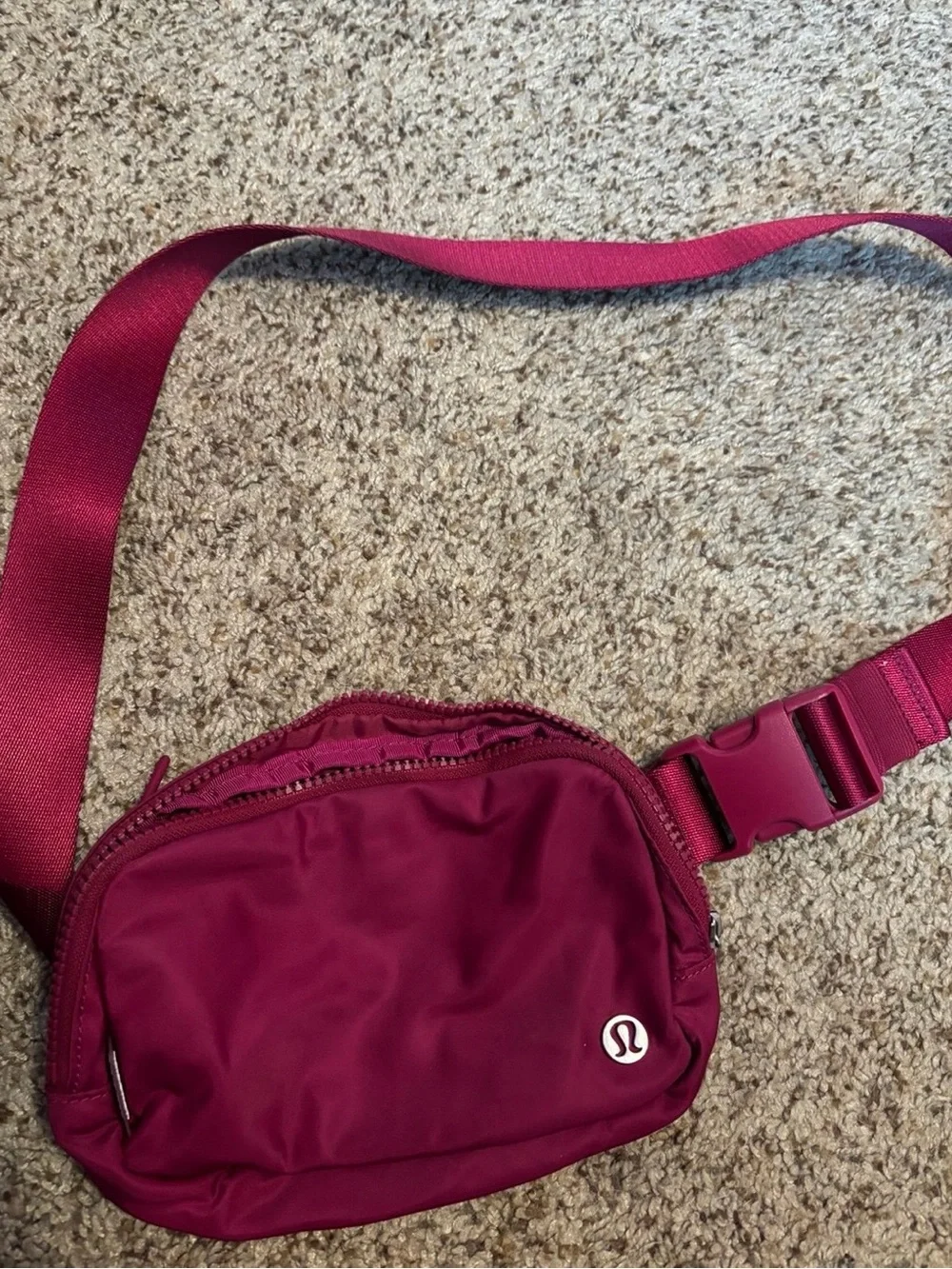 lululemon athletica Maroon/Pink Crossbody Belt Bag